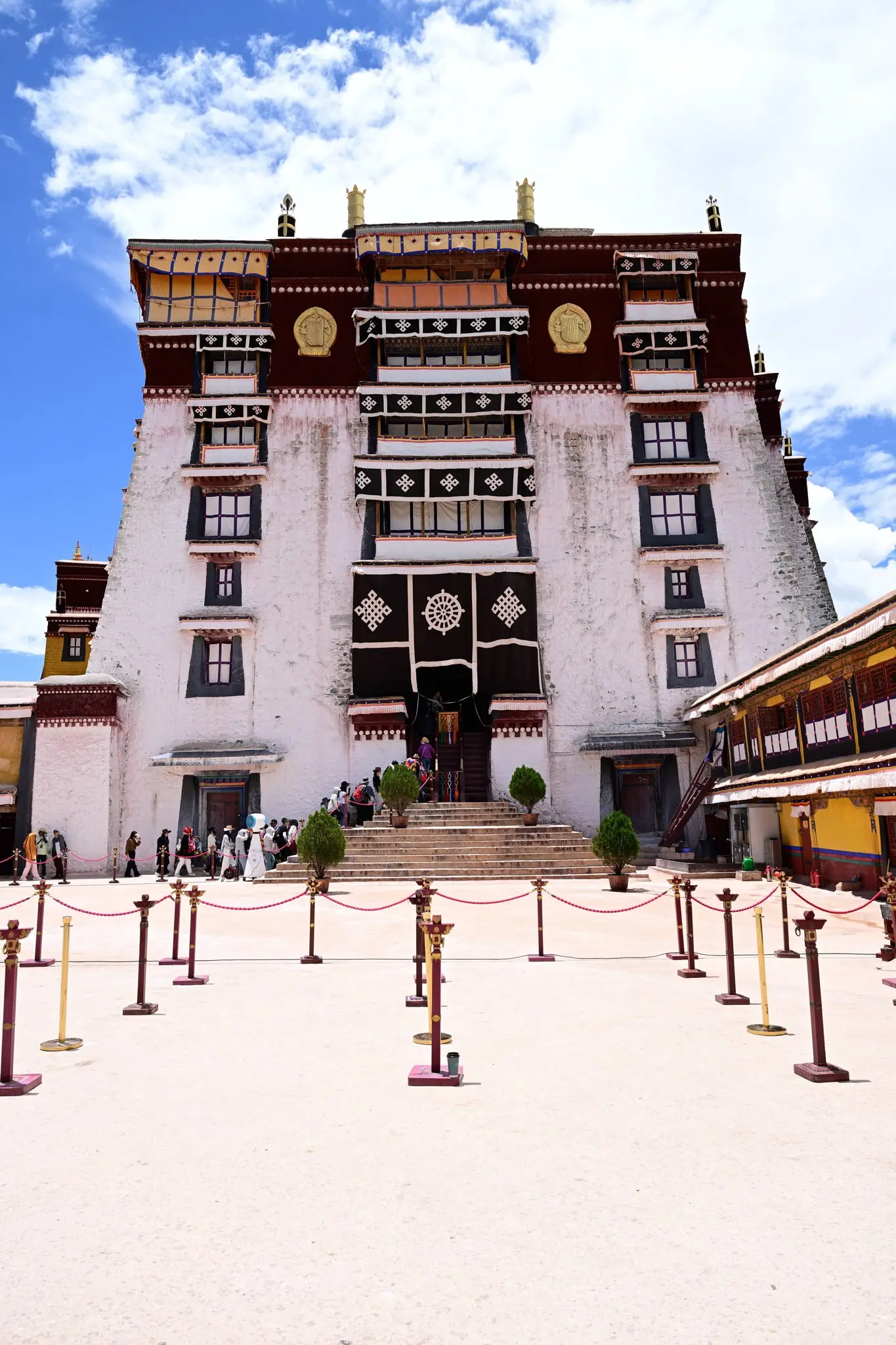 The view of Potala Palace from the terrace