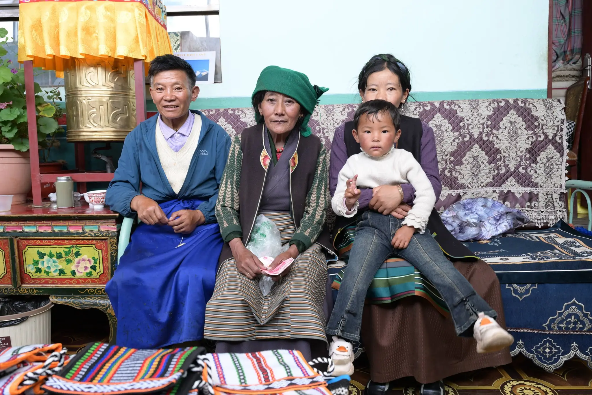 Tibetan host family home